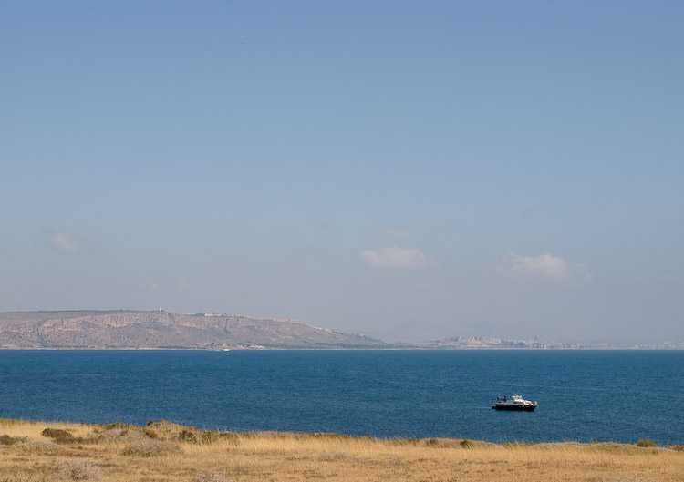 View of the mainland from Tabarca