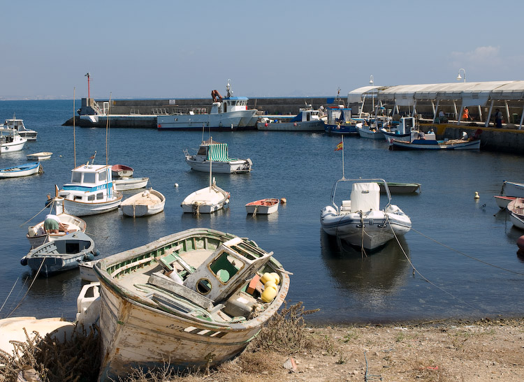 Tabarca harbour, where the ferry from the mainland arrives
