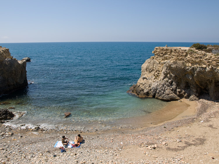 Tabarca, secluded beach