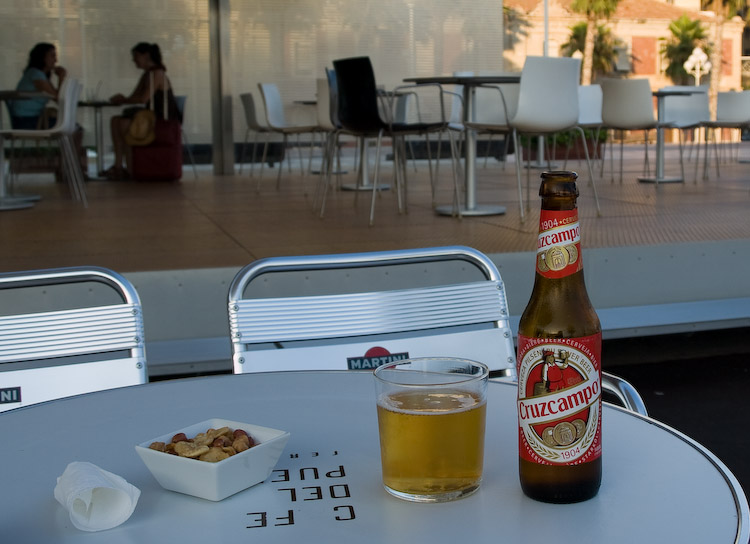 How a beer is served in Spain