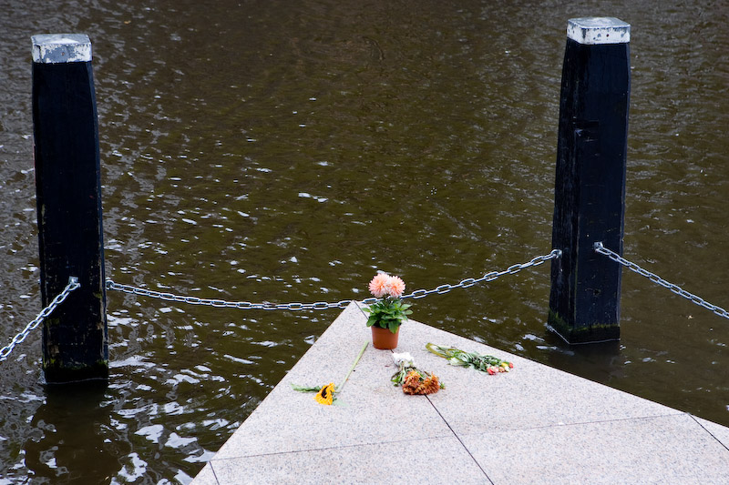In Westerpark, close to Anne Frank's house, there is a monument to gay people persecuted under the Nazis and elsewhere