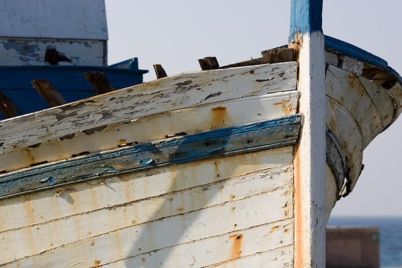 Peeling paint