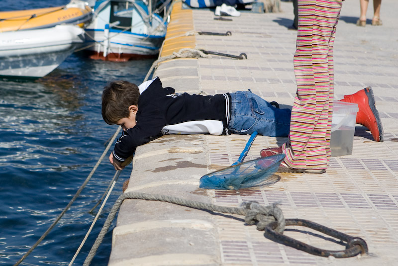Young fisherman